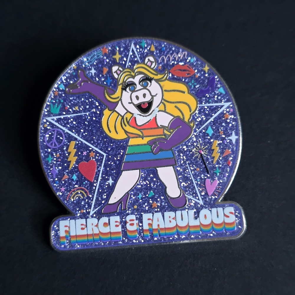 Fierce & Fabulous Miss Piggy Disney Pin